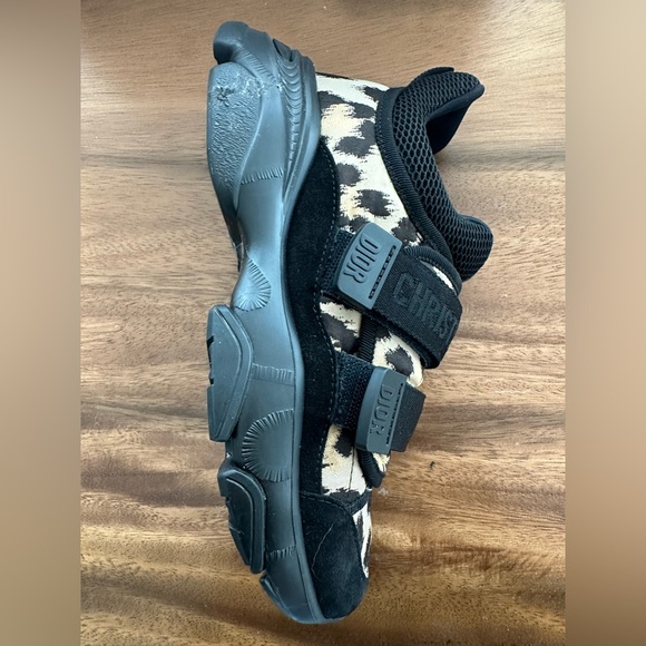 DIOR DWander Sneaker 35.5 Leopard Black - Picture 10 of 11